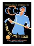 Young Man's Opportunity for Work, Play, Study, and Health Posters av Albert Bender
