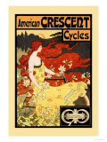 Cycles American Crescent Posters par Fred Ramsdell