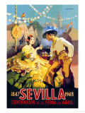 Sevilla Centenario de la Feria de Abril Posters by Newell Convers Wyeth