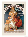 Chocolat Ideal Posters af Alphonse Mucha Chocolat Ideal Posters af Alphonse Mucha