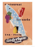 Singerhaus Basel: Restaurant, Locanda, Tea-Room Posters by Charles Kuhn