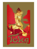 Tosca Poster von Adolfo Hohenstein