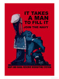 It Takes a Man to Fill It Posters by Charles Stafford Duncan