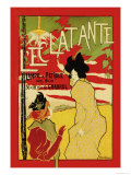 L'Eclatante, The Brilliant Lamp Affiches par Manuel Robbe