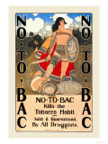 No-To-Bac Poster by Maxfield Parrish