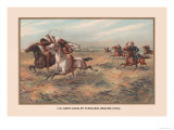 U.S. Army Pursuing Indians, 1876 Láminas por Arthur Wagner U.S. Army Pursuing Indians, 1876 Láminas por Arthur Wagner