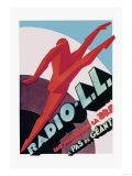 Radio, L.L.: Modern Running Man Poster