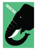 The Zoo, Elephant Poster by Dmitri Bulanov