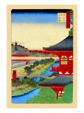 Kameido Shrine Posters par Ando Hiroshige