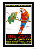 London's Tramways, The Zoo Prints by Lawson Wood