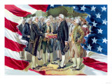 Washington's Inauguration as President Prints
