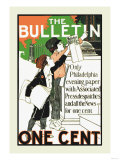 The Bulletin, One Cent Pósters The Bulletin, One Cent Pósters