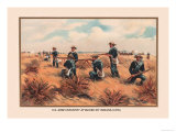 Infantry Attacked by Indians, 1876 Posters by Arthur Wagner