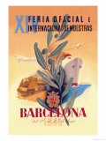 XIV Official International Model Fair in Barcelona Plakater av Martinez Bigorda XIV Official International Model Fair in Barcelona Plakater av Martinez Bigorda