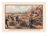 Infantry Attcking Snake River Indians near Owyhee River, 1880 Posters by Arthur Wagner