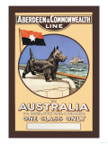 Aberdeen and Commonwealth Cruise Line to Australia Print