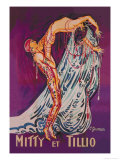 Mitty et Tillio Affiches par Charles Gesmar