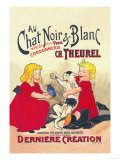 Au Chat Noir et Blanc Posters Au Chat Noir et Blanc Posters