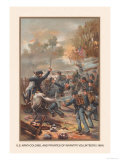 Colonels and Privates of Infantry Volunteers, 1864 Print by Arthur Wagner