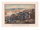 U.S. Army, Field Batteries, Malvern Hill, 1862 Láminas por Arthur Wagner U.S. Army, Field Batteries, Malvern Hill, 1862 Láminas por Arthur Wagner