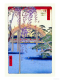 Grounds of the Kameido Tenjin Shrine Láminas por Ando Hiroshige