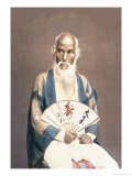 Old Man with a Fan Prints by Baron Von Raimund Stillfried