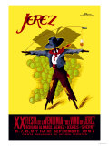 Jerez Fiesta de la Vendimia XX Poster by Perez 