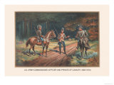 Comissioned Officer and Private of Cavalry, 1802-1810 Prints by Arthur Wagner