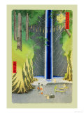 Chute d'eau Affiches par Ando Hiroshige