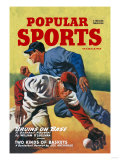 Popular Sports: Bruins on Base Poster