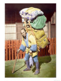 Peddler Affiche par Felice Beato