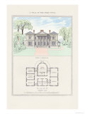 Villa in the Roman Style Print by Richard Brown
