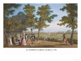 St. Stephen's Green, Dublin, 1796 Photo by James Malton