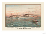 U.S. Navy 2nd Class Cruisers, 1899 Posters by Werner 
