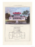 Chinese Residence Plakat av Richard Brown Chinese Residence Plakat av Richard Brown
