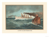 First Class Cruisers, 1899 Poster by Werner 