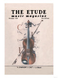 Violin on Magazine Cover Posters
