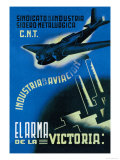 The Aviation Industry: The Arm of Victory Posters par Vicente Cadena