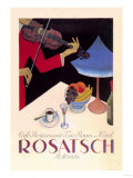 Rosatsch: Cafe-Restaurant, Tea Room, Hotel Prints
