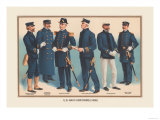 U.S. Navy Uniforms 1899 Prints by Werner 