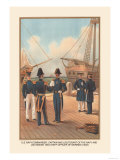 Commander, Captain and Lieutenant of the Navy Láminas por Werner Commander, Captain and Lieutenant of the Navy Láminas por Werner