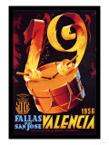Fallas de San Jose Valencia Prints