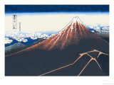 Mount Fuji in Summer Poster par Katsushika Hokusai
