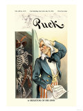 Puck Magazine: A Skeleton of His Own Póster Puck Magazine: A Skeleton of His Own Póster