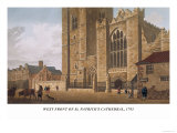 West Front of St. Patrick's Cathedral, 1793 Poster by James Malton