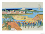 Japanese Army Drill Prints by Katsushika Hokusai