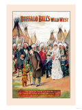 Buffalo Bill: Visit of the Majesties Kunstdruck