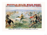 Buffalo Bill: A Close Call Kunstdrucke