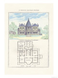 French Suburban Chateau Plakater av Richard Brown French Suburban Chateau Plakater av Richard Brown
