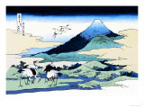 Cranes Nearby Mount Fuji Zdjęcie autor Katsushika Hokusai Cranes Nearby Mount Fuji Zdjęcie autor Katsushika Hokusai
